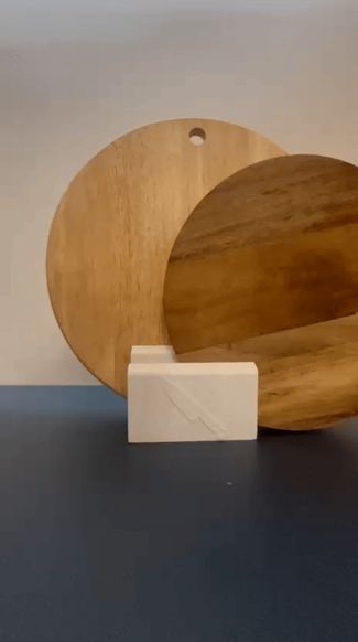 Dual-Slot Cutting Board Stand