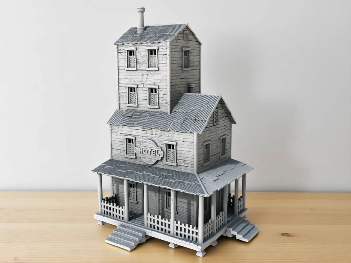 Wild West Series / Hotel by Topi MakerWorld: Download Free 3D Models