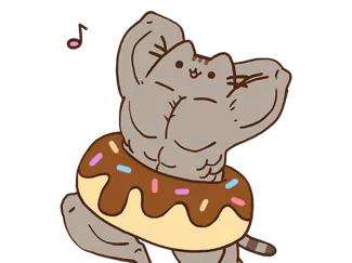 Muscle Pusheen
