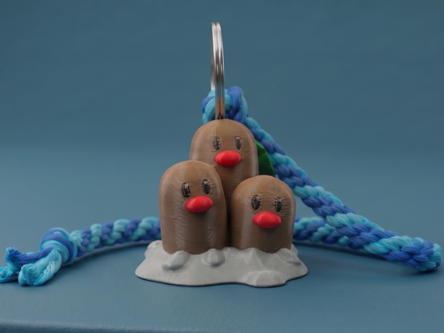 Dugtrio Keychain