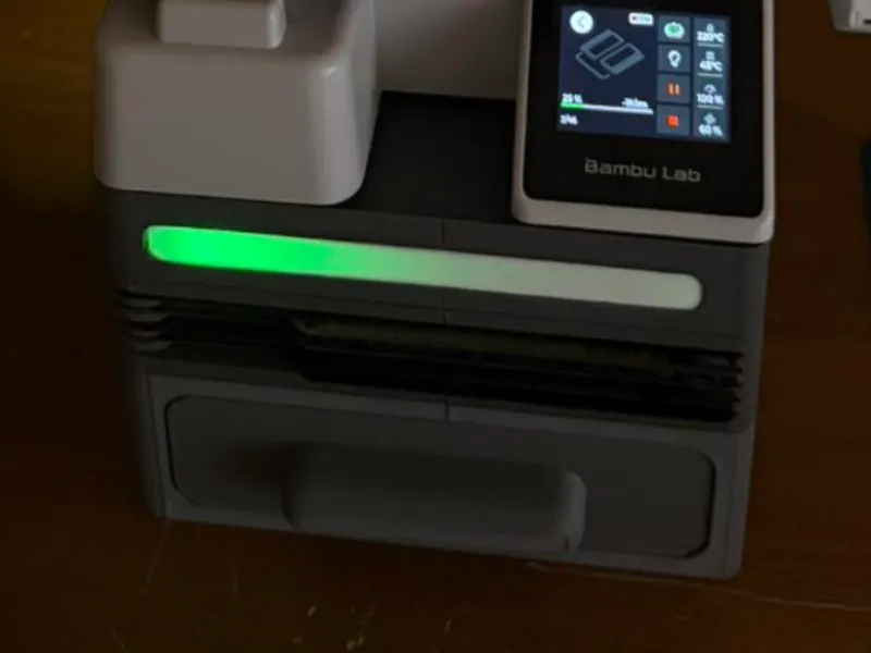 bambulab A1Mini Statusbar Drawer Plateholder Biqu 