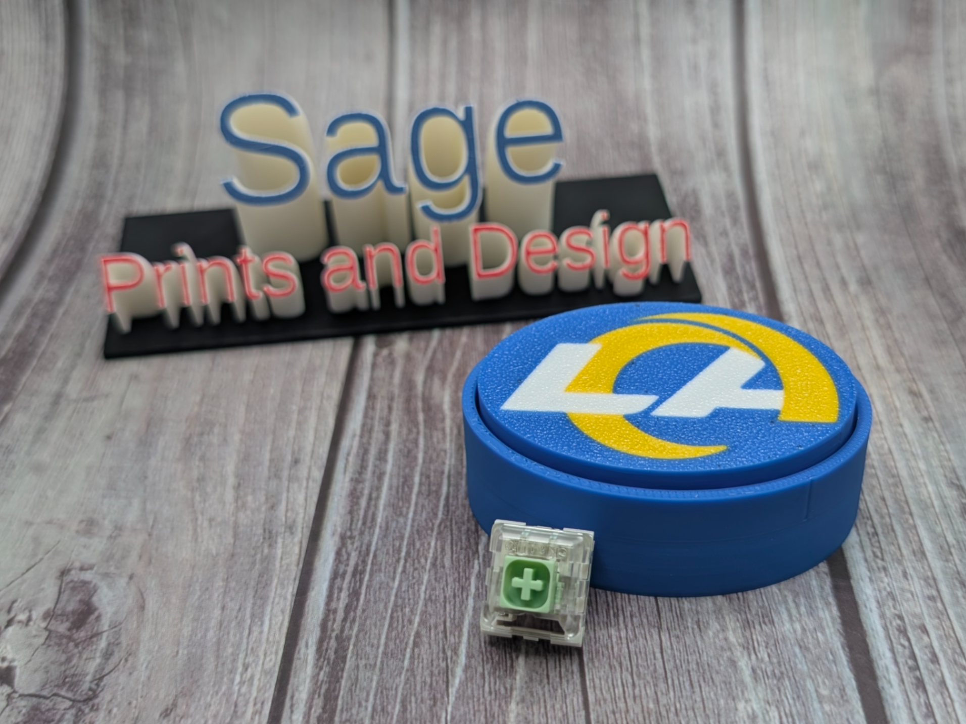 LA Rams clicker fidget - mech keyboard switch