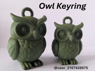 Owl Keychain 