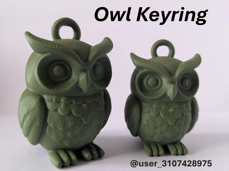 Owl Keychain 