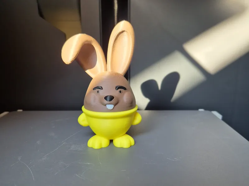 Osterhase in Form eines Eis