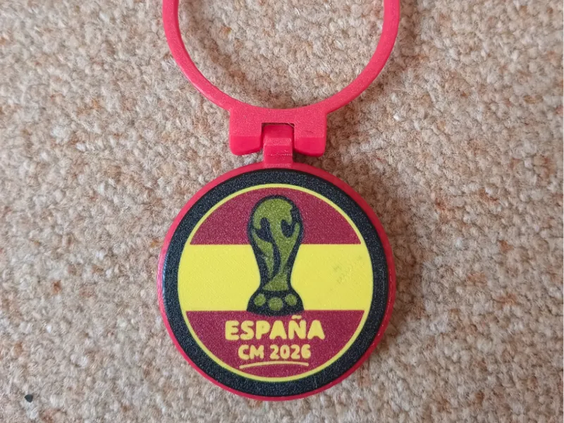 removable Spain, España emblem to lid metal cans