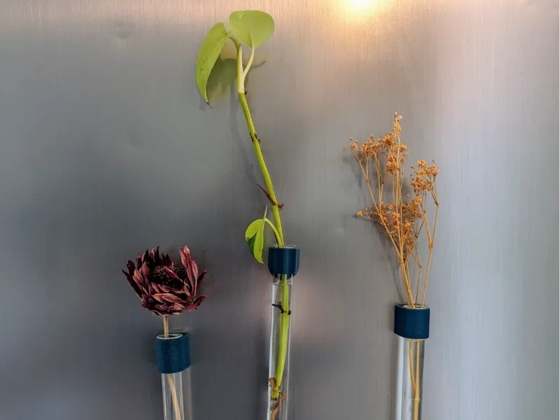 Testtube Fridge Vase (magnetic)