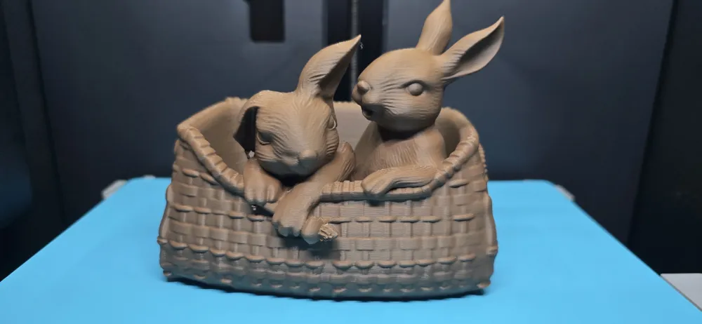 Basket Rabbits - Free 3D Print Model - MakerWorld