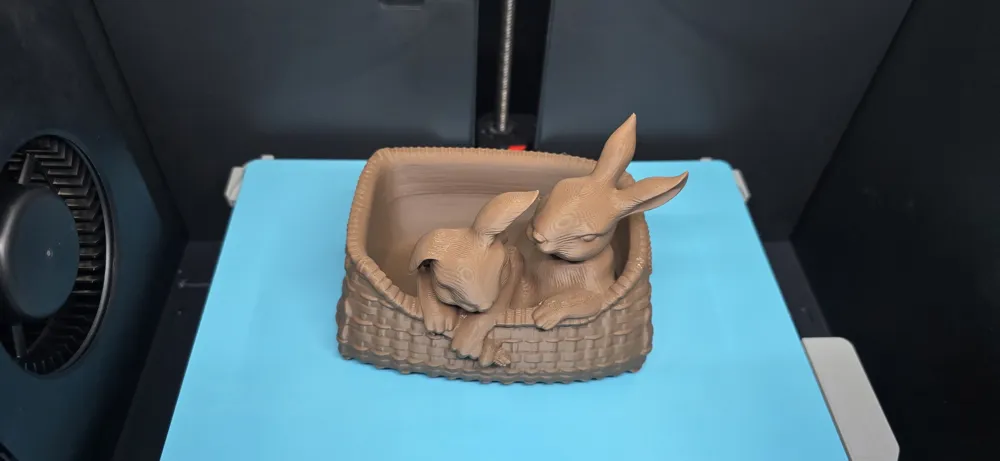 Basket Rabbits - Free 3D Print Model - MakerWorld
