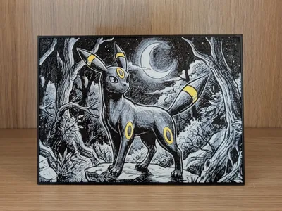 Umbreon Hueforge & Frame