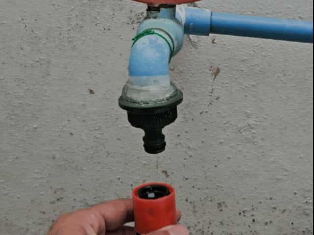 Garden Tap Adapter for PVC Pipe to Hose Connector