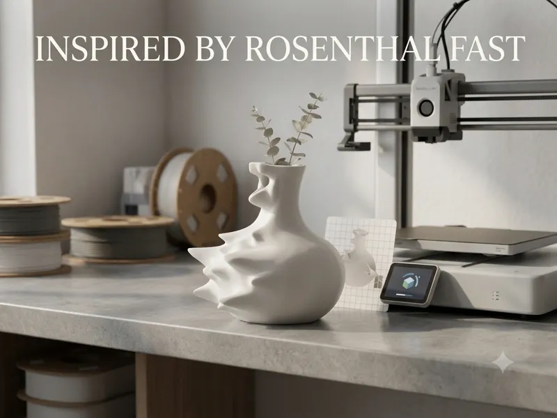 Organic Flow Vase – Inspired by Rosenthal FAST