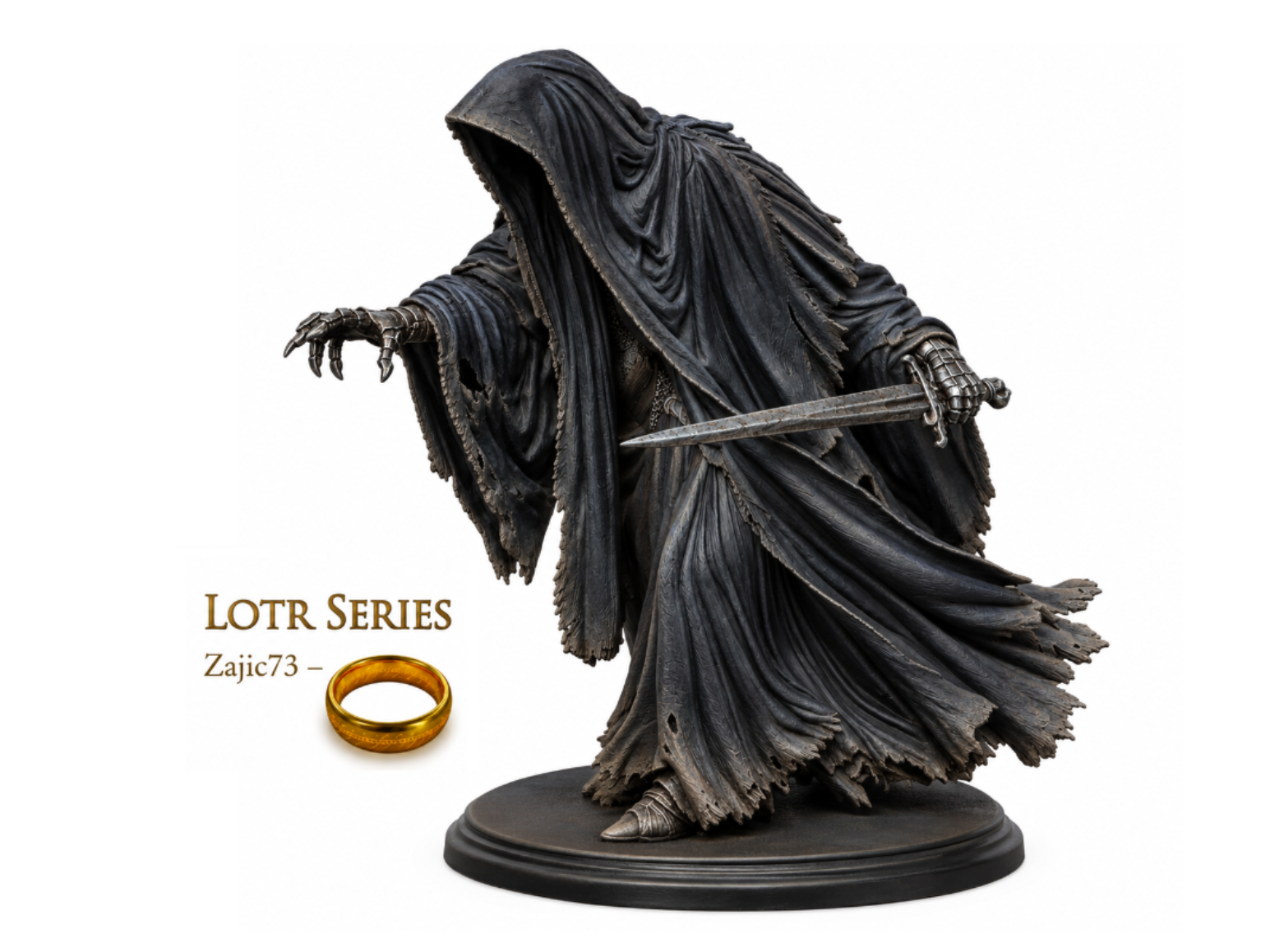 RINGWRAITH PRANCING PONY (Lord of The Rings -LOTR) - 1