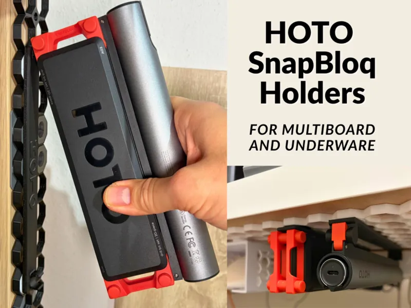 HOTO SnapBloq Holders for Multiboard and Underware