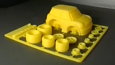 Mini Cooper Articulated Assembly Toy Car - Free 3D Print Model - MakerWorld