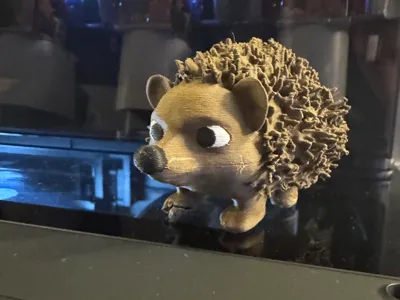 realistic cartoon hedgehog