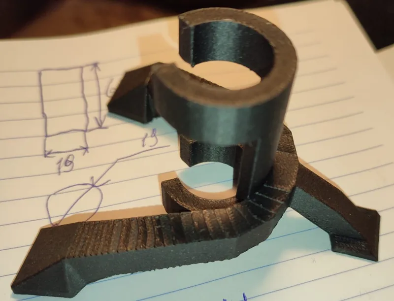 Cylinder holder 19mm