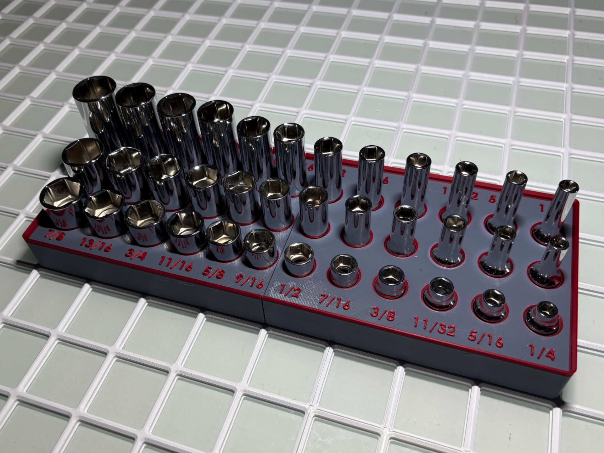Icon 3/8 SAE Socket Tray