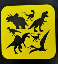 Pochoir dinosaure — photo 2