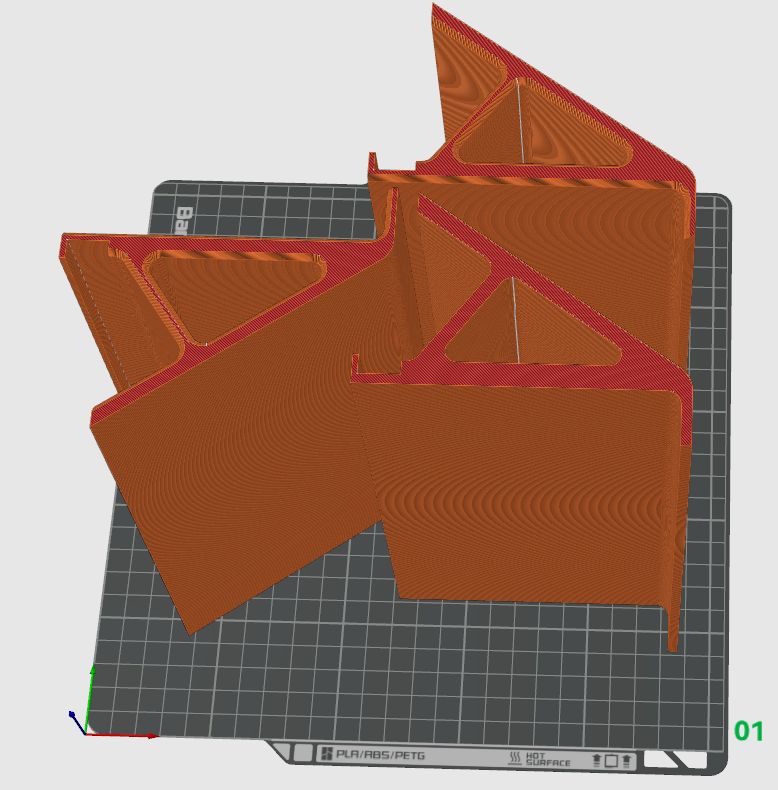Miniatura 1 do modelo 3D 置物平台 适用于AOC 三角底座 显示器