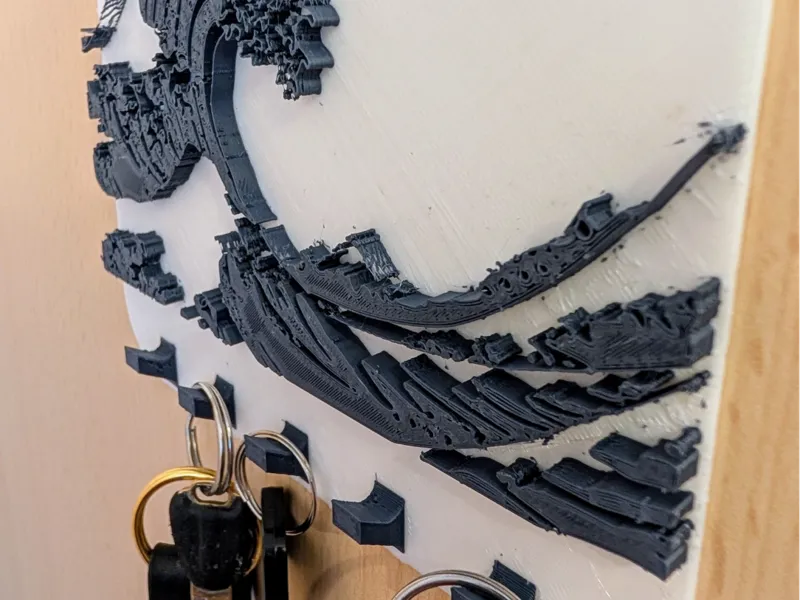 Keyholder Key Hook The Great Wave off Kanagawa