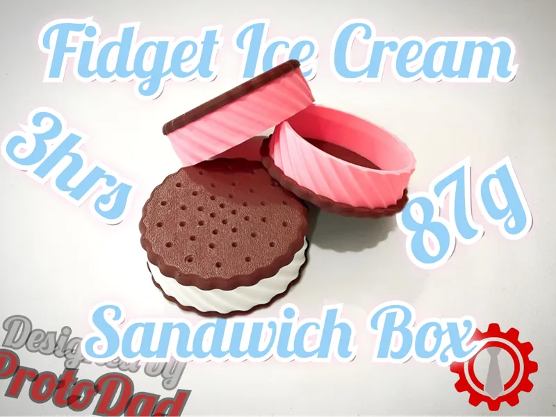 Fidget Ice Cream Sandwich Box 
