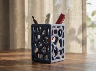 Voronoi Organic Pen Holder