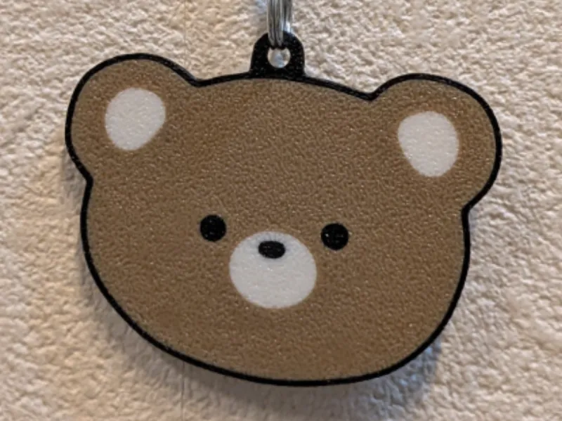 Bear keychain クマのキーホルダー
