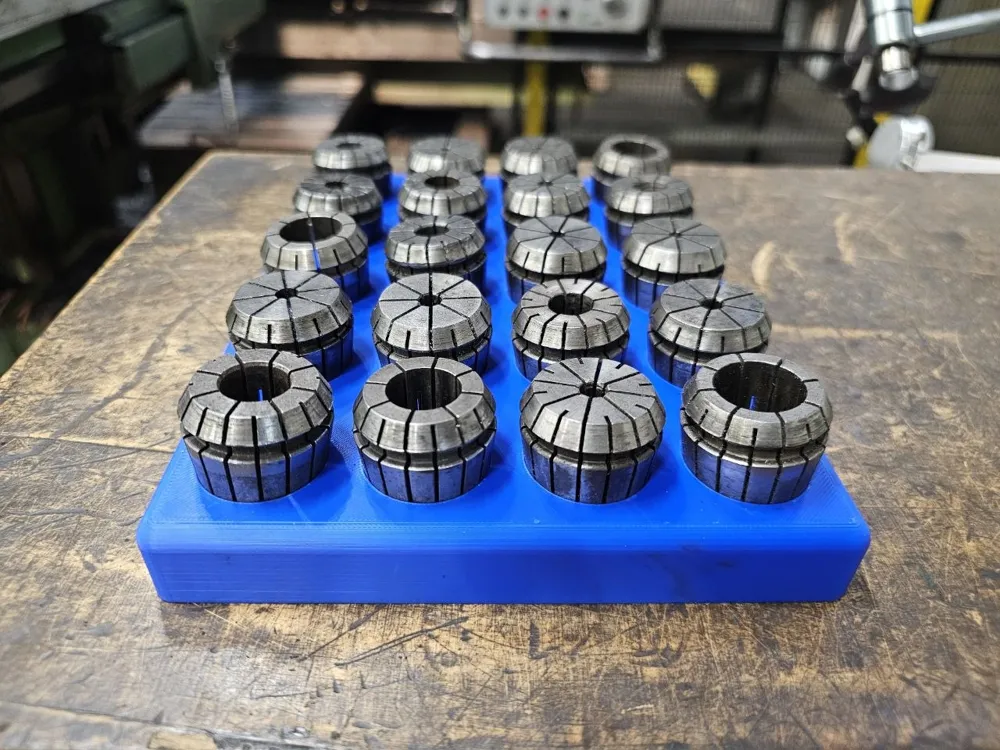 ER32 Collet Holder – organizer - Free 3D Print Model - MakerWorld