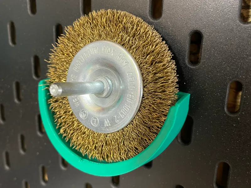skadis wire brush drill holder