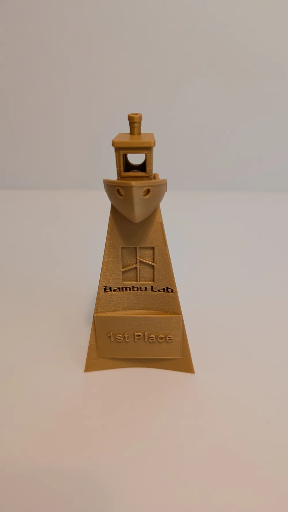 Benchy Trophy - 1st Place by InnovatorBeerJrMakerWorld: Download Free ...