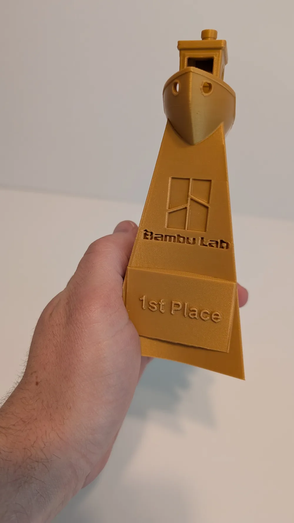 Benchy Trophy - 1st Place by InnovatorBeerJrMakerWorld: Download Free ...