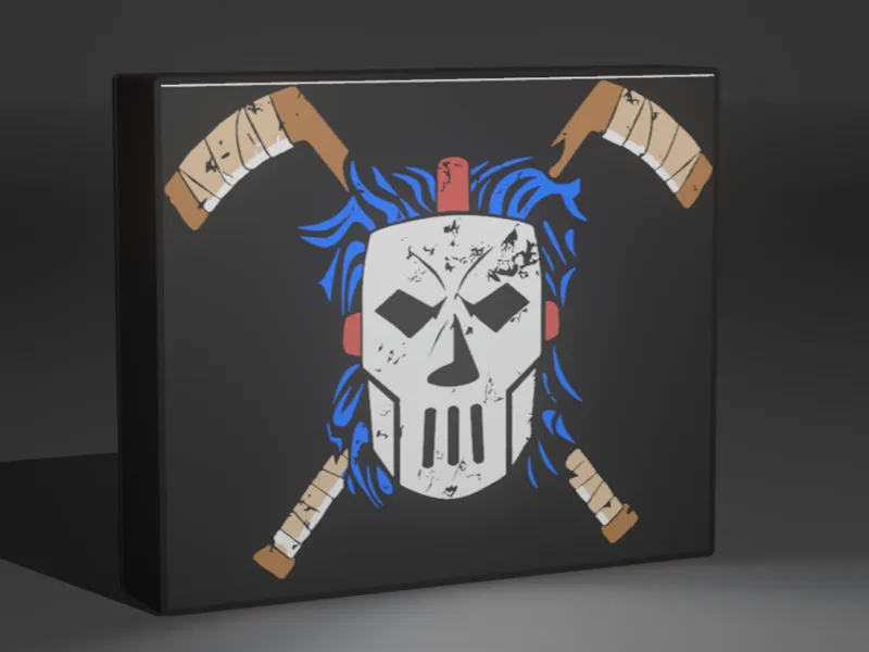 Casey Jones TMNT Light Box