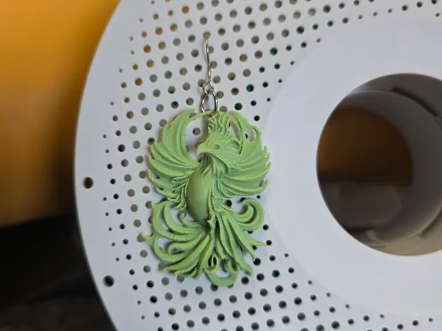 Phoenix bird earring