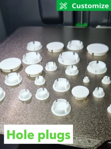 Letrero o emblema decorativo: Universal Parametric Hole Plugs (5 - 30 mm) — vista de referencia 2