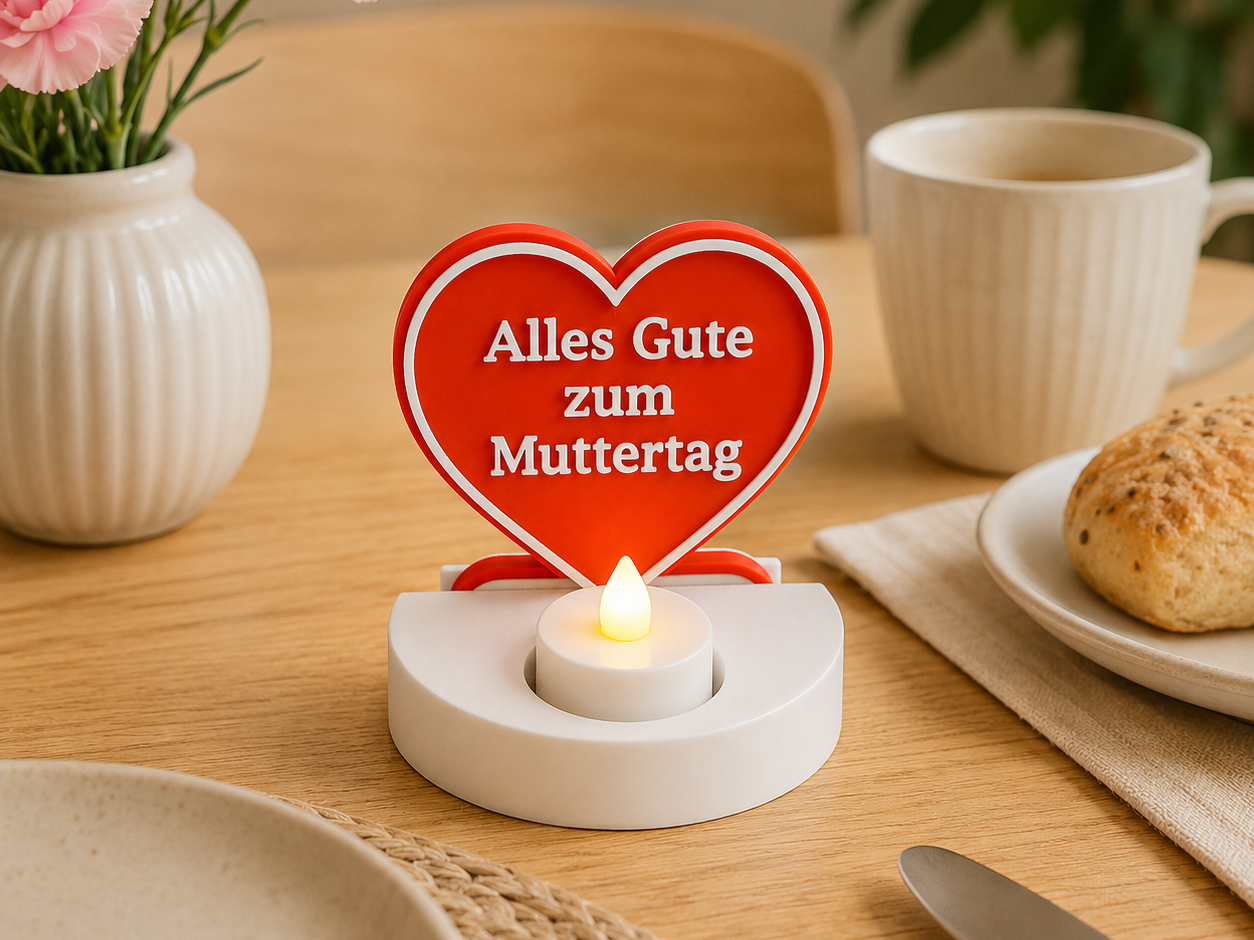 Teelichthalter Muttertag