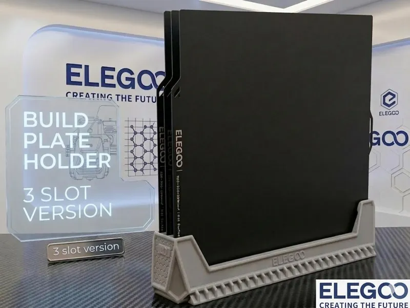 Build Plate Holder for Elegoo 3D Printer