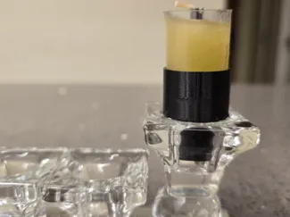Oil Candle Holder for Hanukkah