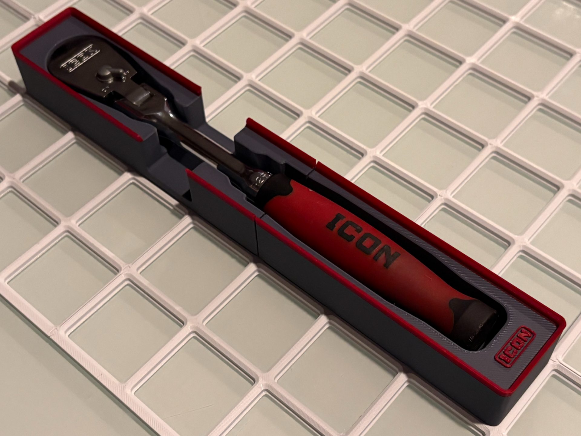 Icon 3/8 G1 Flex Ratchet Gridfinity Bin