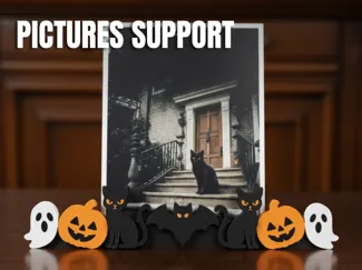 Halloween Magnetic Picture Holder - Fridge or Desk