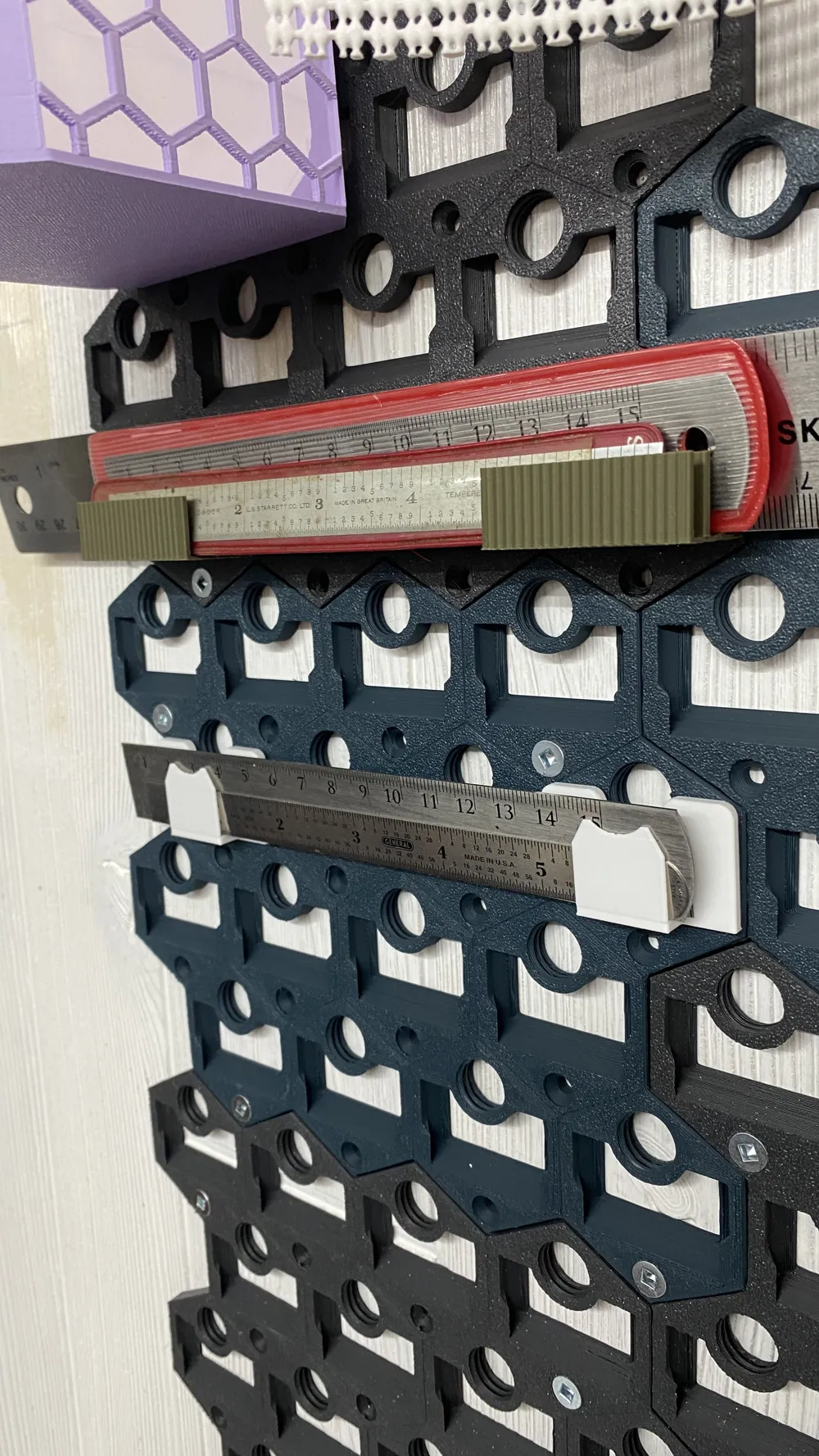 Multi-Ruler Holder for the GOEWS Wall System by stan3dprintsns ...