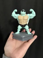 25% size multi part flexing figure