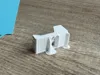 Printed on the side (uses more support)