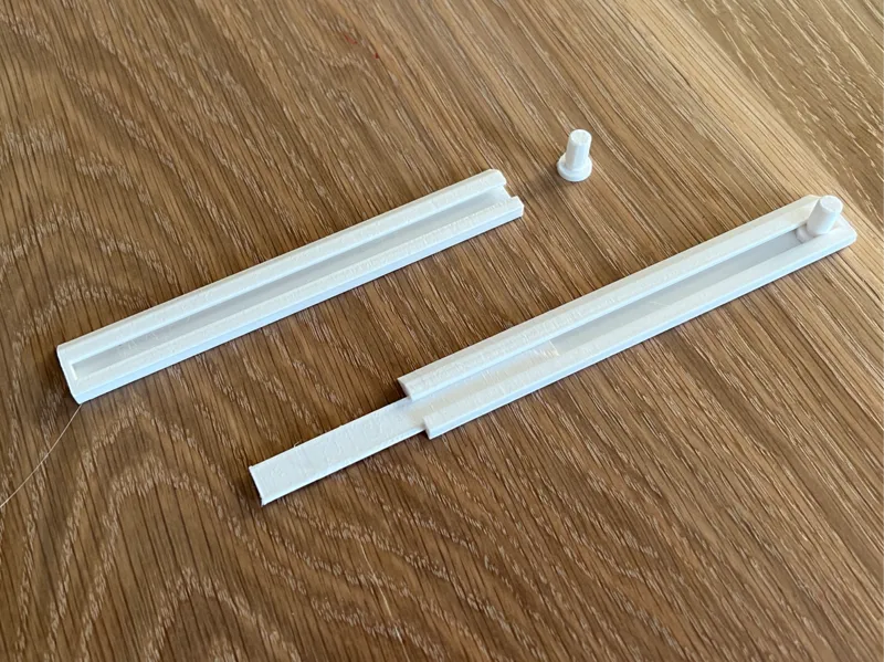 French Cleat Rail Pin System For Adjustable Shelf