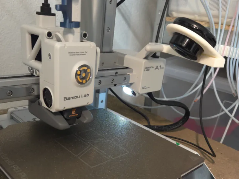 Kamerahalter für A1 mini passend zu HiKam S5 u. S6