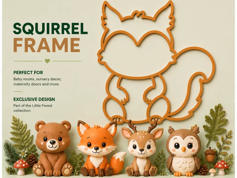 Wall art : Squirrel frame