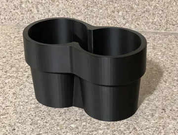 Soporte: Fiat 500 / Abarth Cup Holder Extender — vista de referencia 3