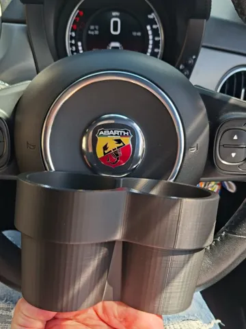 Soporte: Fiat 500 / Abarth Cup Holder Extender — vista de referencia 2