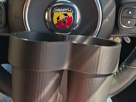 Soporte: Fiat 500 / Abarth Cup Holder Extender — referencia de MakerWorld