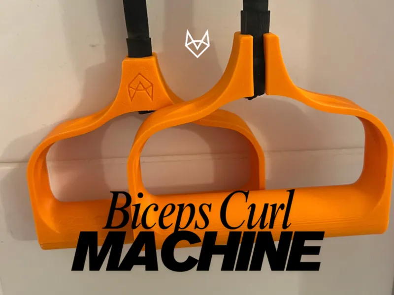Elastic Band Handle Grip for Biceps Curls